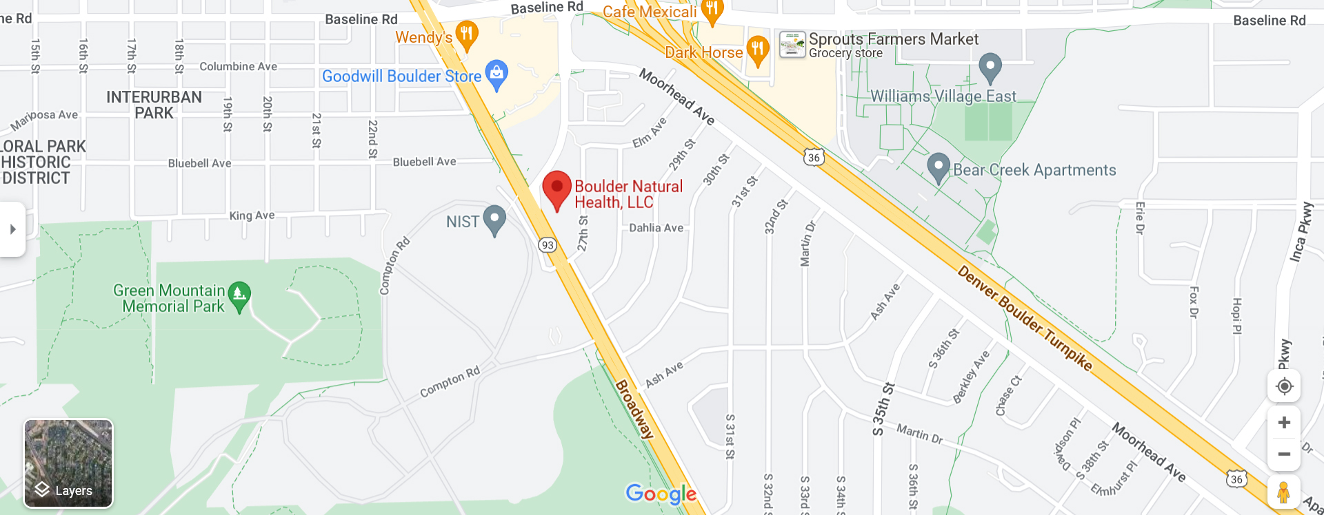 Dr Meghan Van Vleet Boulder Natural Health location